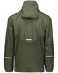 Holloway Men's Packable Full-Zip Jacket olive ModelBack