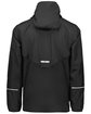 Holloway Men's Packable Full-Zip Jacket black ModelBack