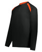 Holloway Adult Clubhouse Pullover black/ orange ModelQrt