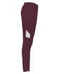 Holloway Ladies' Limitless Pant maroon/ white ModelSide