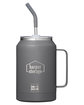 Dri Duck Maverick 32oz Insulated Mug With Straw charcoal DecoFront