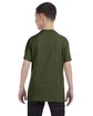 Jerzees Youth DRI-POWER ACTIVE T-Shirt military green ModelBack
