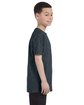 Jerzees Youth DRI-POWER ACTIVE T-Shirt black heather ModelSide