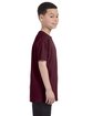 Jerzees Youth DRI-POWER ACTIVE T-Shirt maroon ModelSide