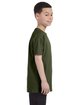 Jerzees Youth DRI-POWER ACTIVE T-Shirt military green ModelSide