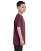 Jerzees Youth DRI-POWER ACTIVE T-Shirt vint hth maroon ModelSide