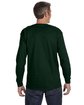Jerzees Adult DRI-POWER ACTIVE Long-Sleeve T-Shirt forest green ModelBack