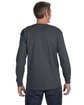 Jerzees Adult DRI-POWER ACTIVE Long-Sleeve T-Shirt charcoal grey ModelBack