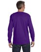 Jerzees Adult DRI-POWER ACTIVE Long-Sleeve T-Shirt deep purple ModelBack