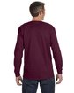 Jerzees Adult DRI-POWER ACTIVE Long-Sleeve T-Shirt maroon ModelBack