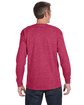 Jerzees Adult DRI-POWER ACTIVE Long-Sleeve T-Shirt vint hthr red ModelBack