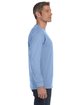 Jerzees Adult DRI-POWER ACTIVE Long-Sleeve T-Shirt light blue ModelSide