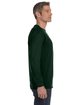 Jerzees Adult DRI-POWER ACTIVE Long-Sleeve T-Shirt forest green ModelSide
