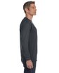 Jerzees Adult DRI-POWER ACTIVE Long-Sleeve T-Shirt charcoal grey ModelSide