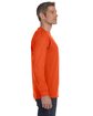 Jerzees Adult DRI-POWER ACTIVE Long-Sleeve T-Shirt burnt orange ModelSide