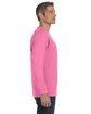 Jerzees Adult DRI-POWER ACTIVE Long-Sleeve T-Shirt neon pink ModelSide