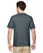 Jerzees Adult DRI-POWER ACTIVE Pocket T-Shirt black heather ModelBack