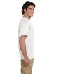 Jerzees Adult DRI-POWER ACTIVE Pocket T-Shirt white ModelSide