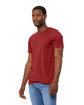 Bella + Canvas Unisex Heather CVC T-Shirt hthr canvas red ModelQrt