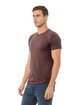 Bella + Canvas Unisex Heather CVC T-Shirt heather maroon ModelQrt