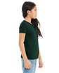 Bella + Canvas Youth Jersey T-Shirt forest ModelSide