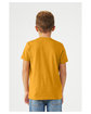 Bella + Canvas Youth CVC Jersey T-Shirt heather mustard ModelBack