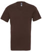 Bella + Canvas Unisex Jersey Short-Sleeve V-Neck T-Shirt brown OFFront
