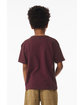 Bella + Canvas Youth 6oz Heavyweight T-Shirt maroon ModelBack