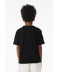 Bella + Canvas Youth 6oz Heavyweight T-Shirt black ModelBack