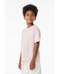 Bella + Canvas Youth 6oz Heavyweight T-Shirt soft pink ModelSide