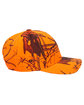 Outdoor Cap Structured Hat mo breakup blaze ModelSide