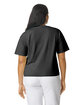 Comfort Colors Ladies' Heavyweight Cropped T-Shirt black ModelBack