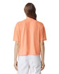 Comfort Colors Ladies' Heavyweight Cropped T-Shirt neon cantaloupe ModelBack