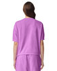 Comfort Colors Ladies' Heavyweight Cropped T-Shirt neon violet ModelBack