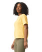 Comfort Colors Ladies' Heavyweight Cropped T-Shirt butter ModelSide