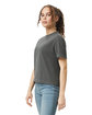 Comfort Colors Ladies' Heavyweight Cropped T-Shirt pepper ModelSide
