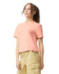 Comfort Colors Ladies' Heavyweight Cropped T-Shirt peachy ModelSide