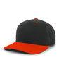Pacific Headwear Cotton-Poly Cap black/ orange ModelQrt