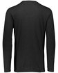 Augusta Sportswear Youth Tri-Blend Long Sleeve T-Shirt black heather ModelBack