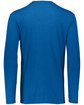 Augusta Sportswear Youth Tri-Blend Long Sleeve T-Shirt royal heather ModelBack