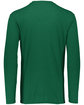Augusta Sportswear Youth Tri-Blend Long Sleeve T-Shirt dk green heather ModelBack