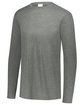 Augusta Sportswear Youth Tri-Blend Long Sleeve T-Shirt grey heather ModelQrt