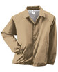 Augusta Sportswear Unisex Nylon Coach's Jacket khaki OFFront