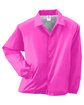 Augusta Sportswear Unisex Nylon Coach's Jacket power pink OFFront