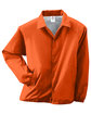 Augusta Sportswear Unisex Nylon Coach's Jacket orange OFFront