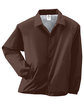 Augusta Sportswear Unisex Nylon Coach's Jacket brown OFFront