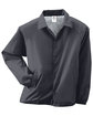 Augusta Sportswear Unisex Nylon Coach's Jacket graphite OFFront