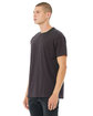 Bella + Canvas Men's Heather CVC Raglan T-Shirt dark gry heather ModelQrt