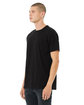 Bella + Canvas Men's Heather CVC Raglan T-Shirt black heather ModelQrt