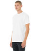Bella + Canvas Men's Heather CVC Raglan T-Shirt solid wht blend ModelQrt